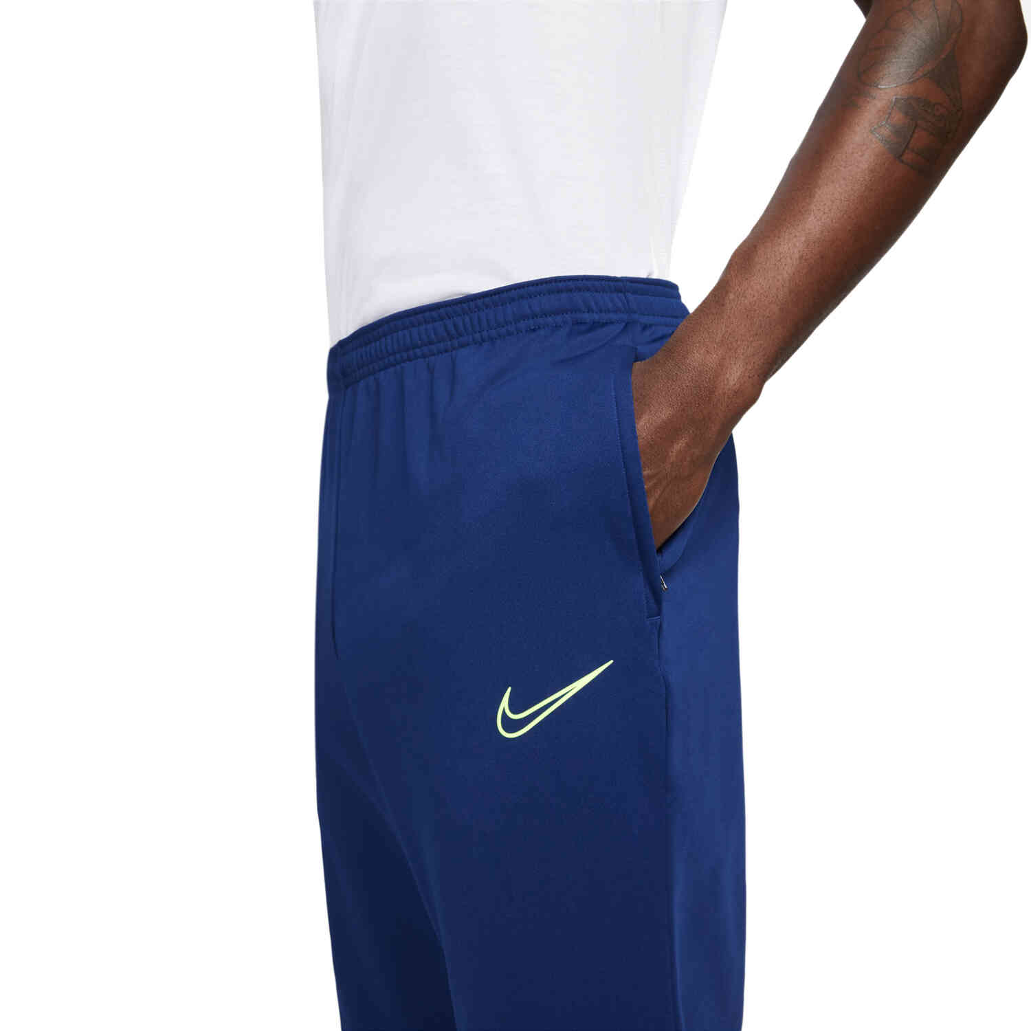 Nike Winter Warrior Academy Training Pants - Blue Void/Volt - SoccerPro