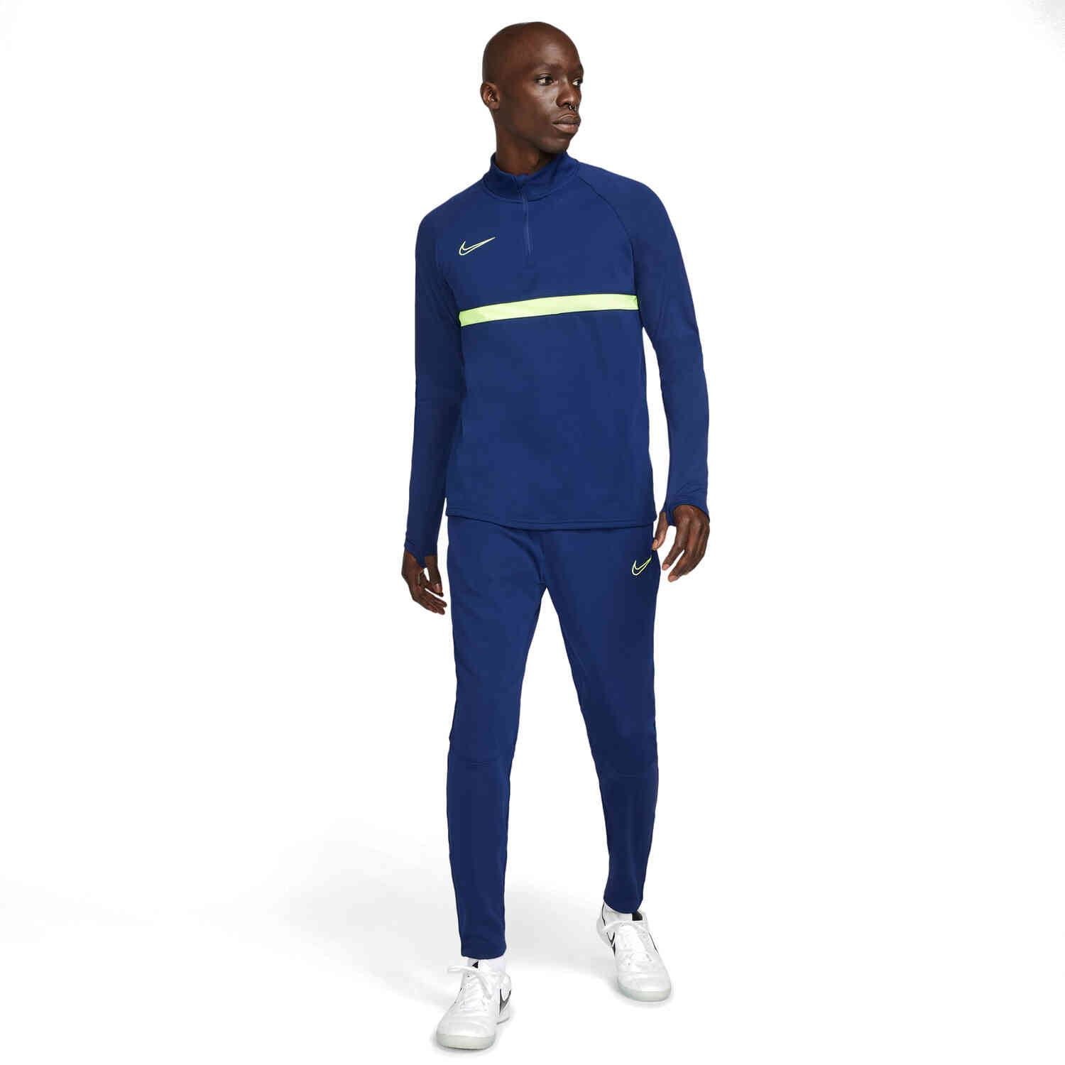 Nike Winter Warrior Academy Training Pants - Blue Void/Volt - SoccerPro