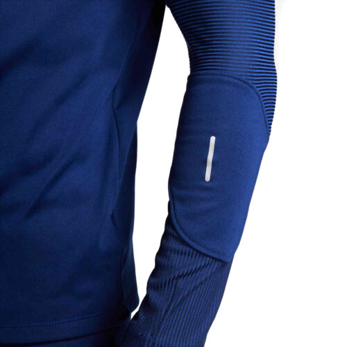 Nike Winter Warrior Strike Drill Top – Blue Void/Volt