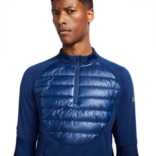 Nike Winter Warrior Terma-Fit Academy Drill Top – Blue Void/Volt
