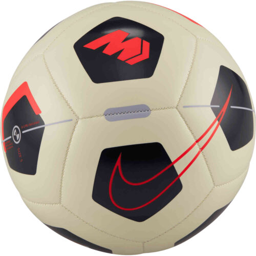 Nike Mercurial Fade Soccer Ball – Coconut Milk & Off Noir with Bright Crimson