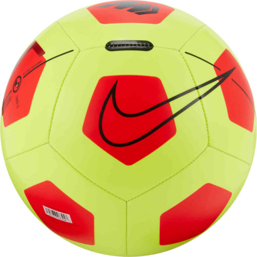 Nike Mercurial Fade Soccer Ball – Volt & Bright Crimson with Black