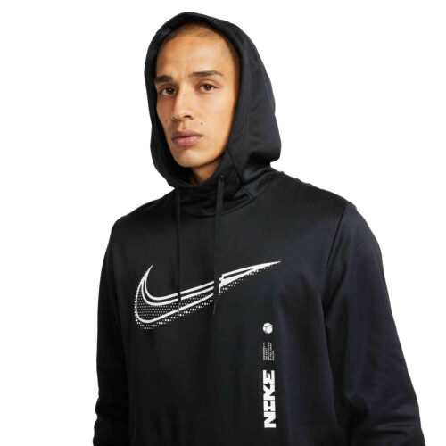 Nike Therma-FIT Hoodie – Black/White