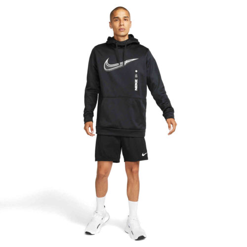Nike Therma-FIT Hoodie – Black/White