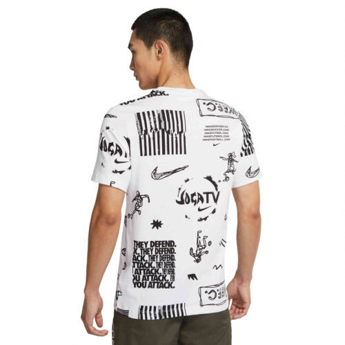 Nike FC Lifestyle All over Print Tee – White
