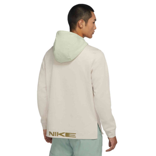 Nike Dri-FIT Fleece Hoodie – Oatmeal Heather/Olive Aura/Pilgrim