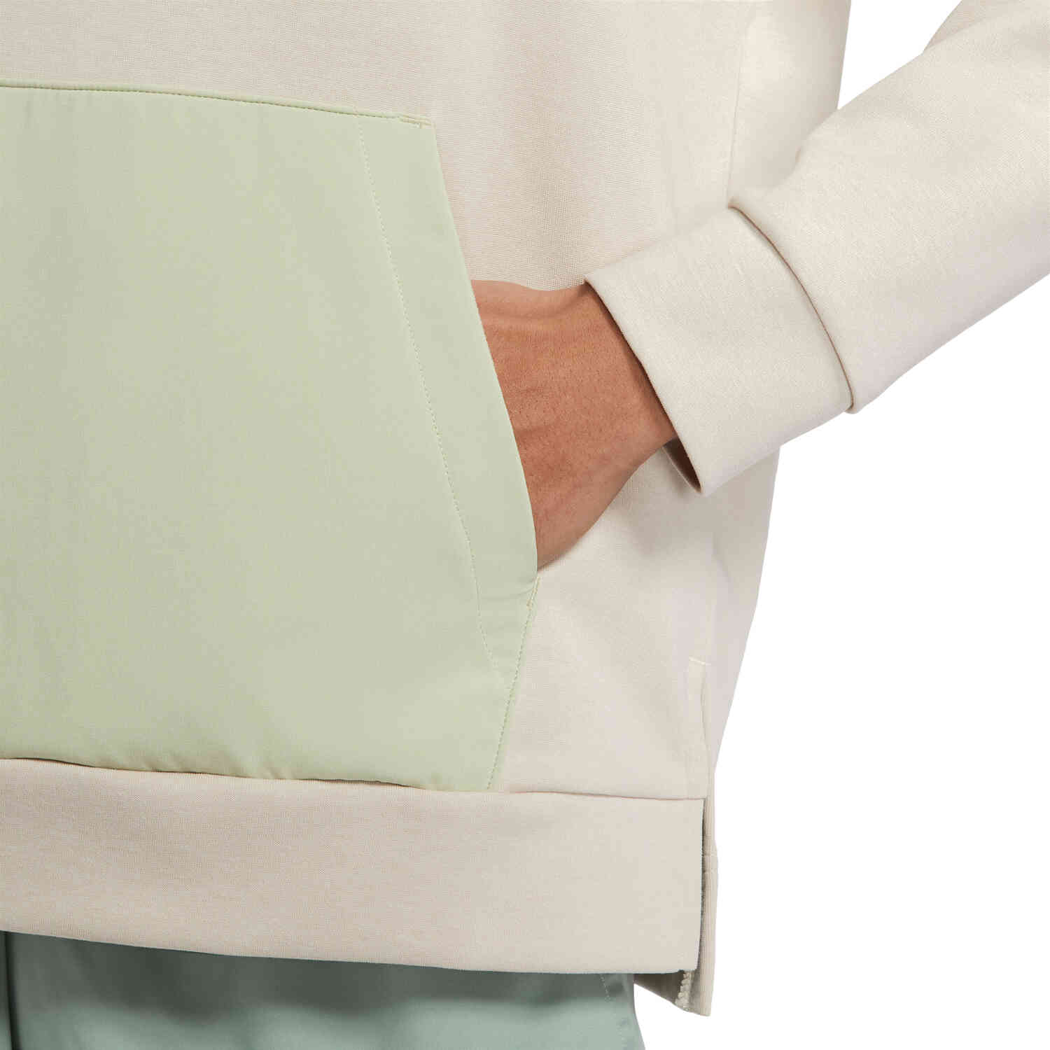 Nike fleece overhead online hoodie oatmeal