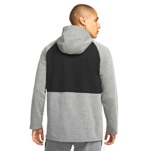 Nike Therma-FIT Full-zip Fleece Hoodie – Black/Heather