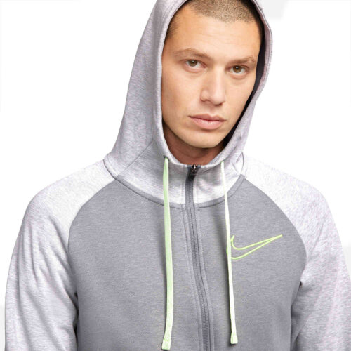 Nike Therma-FIT Full-zip Fleece Hoodie – Smoke Grey/Heather