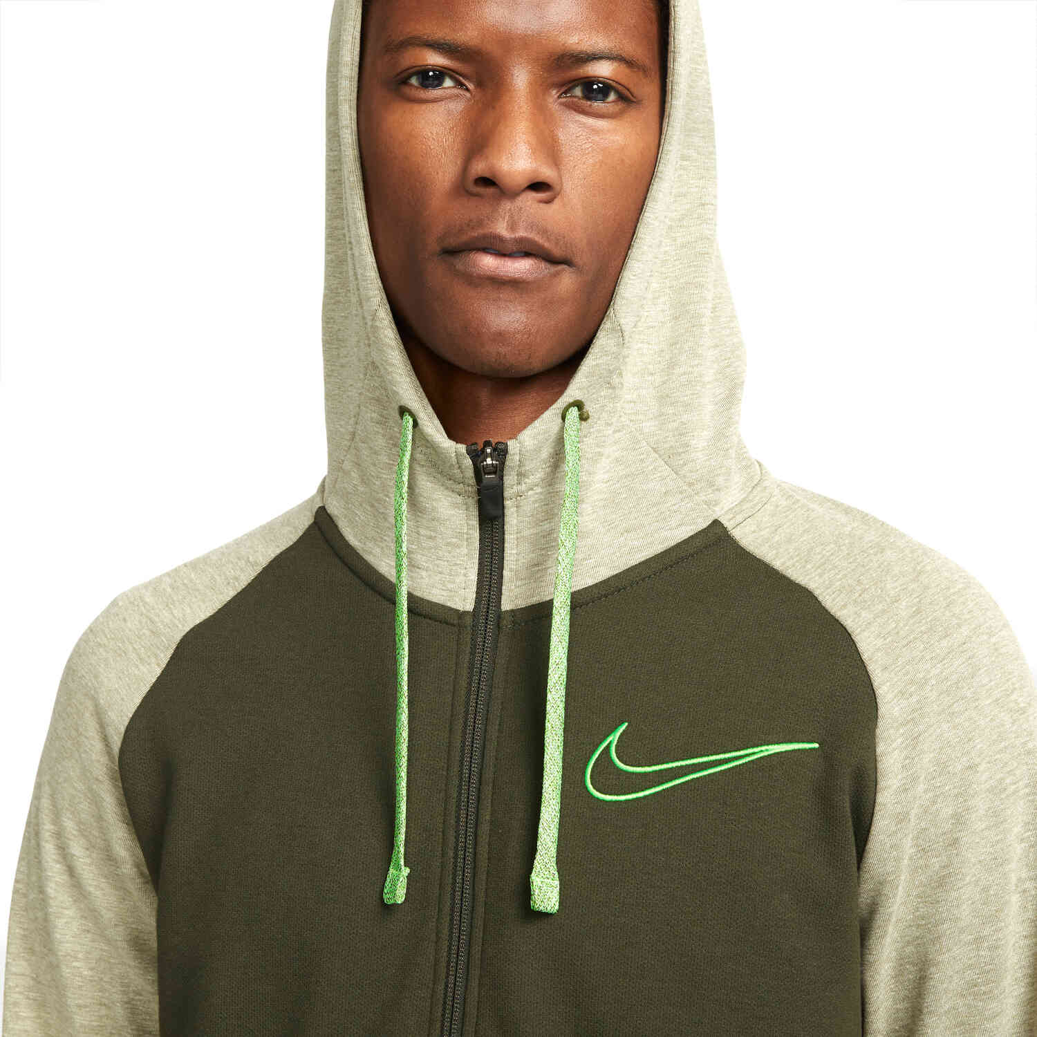 Nike dry men's fleece full zip hoodie top