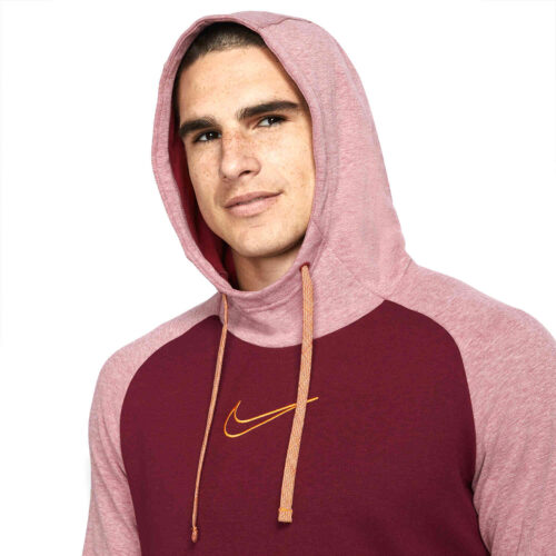 Nike Therma-FIT Fleece Hoodie – Pomegranate/Heather