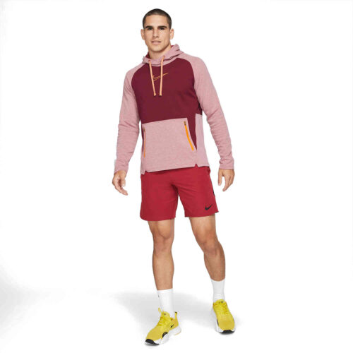 Nike Therma-FIT Fleece Hoodie – Pomegranate/Heather