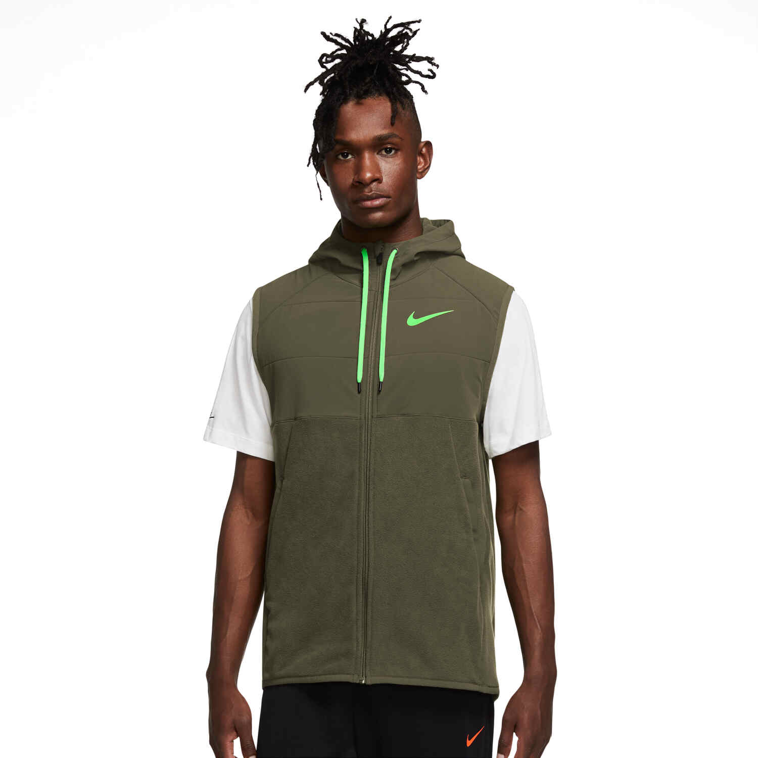 Nike Therma-FIT Full-zip Winterized Vest - Rough Green/Green Strike ...