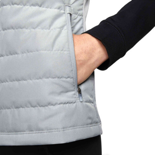 Womens Nike Therma-Fit Filled Vest – Particle Grey/Reflective Silv