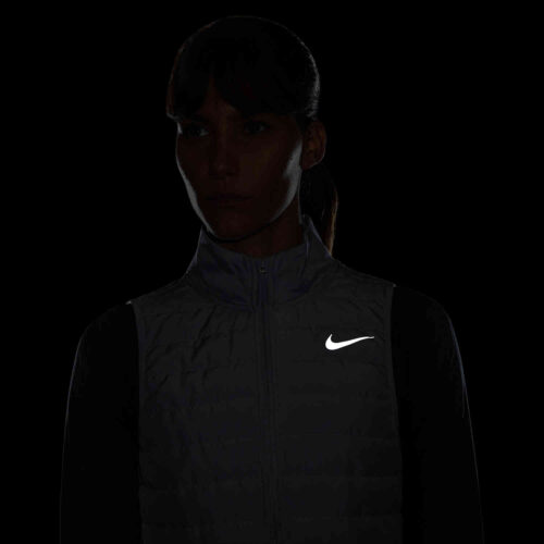 Womens Nike Therma-Fit Filled Vest – Particle Grey/Reflective Silv
