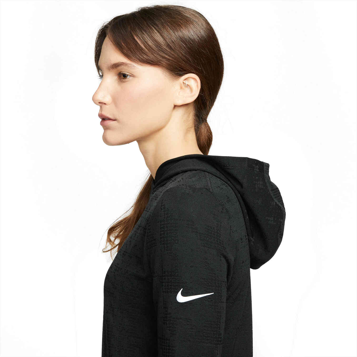 aanplakbiljet Transparant Brengen Womens Nike Therma-Fit ADV Running Hoodie - Black/Reflective Silv -  SoccerPro