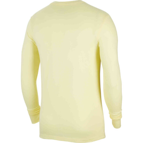 Nike Club America L/S Voice Lifestyle Tee – Lemon Chiffon