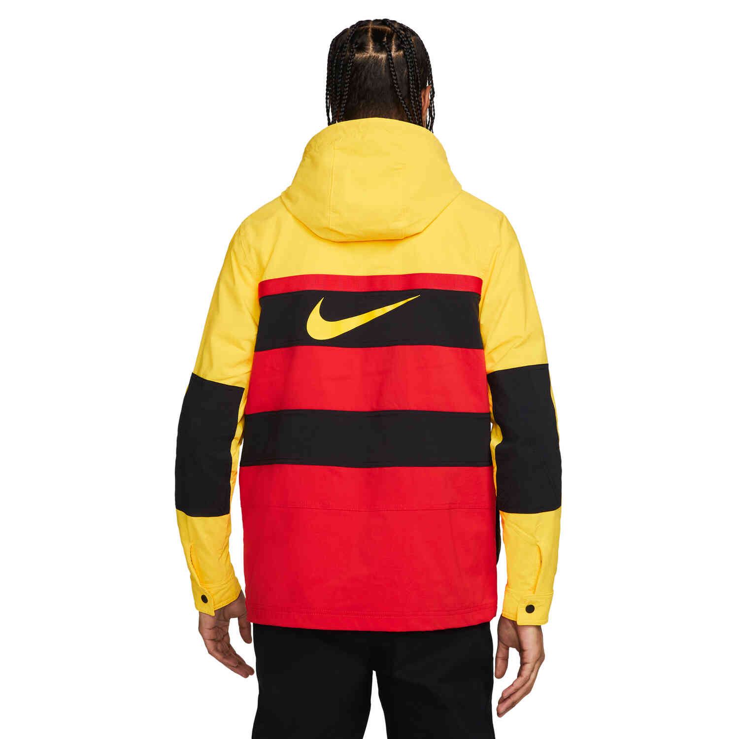 Nike jacket store black and yellow