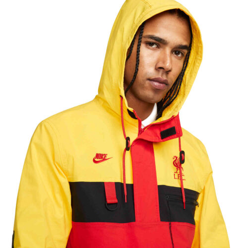 Nike Liverpool Hype Hike Lifestyle Jacket – Chrome Yellow/Rush Red/Black/Rush Red