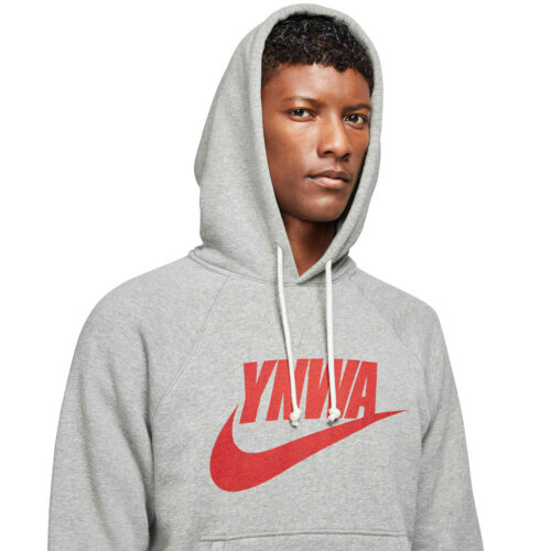 Nike Liverpool SB Heritage Lifestyle Hoodie – Dark Steel Grey/Heather/Rush Red