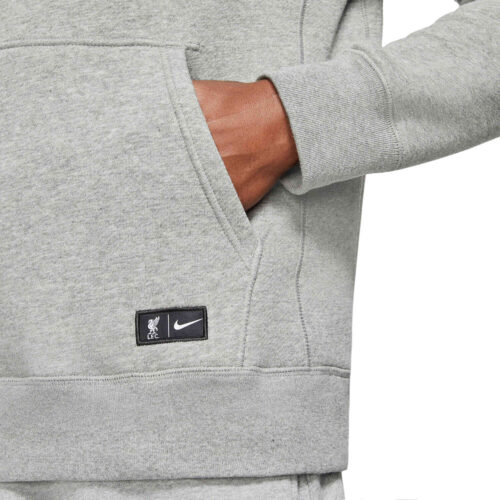 Nike Liverpool SB Heritage Lifestyle Hoodie – Dark Steel Grey/Heather/Rush Red