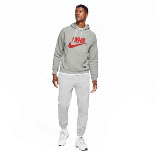 Nike Liverpool SB Heritage Lifestyle Hoodie – Dark Steel Grey/Heather/Rush Red