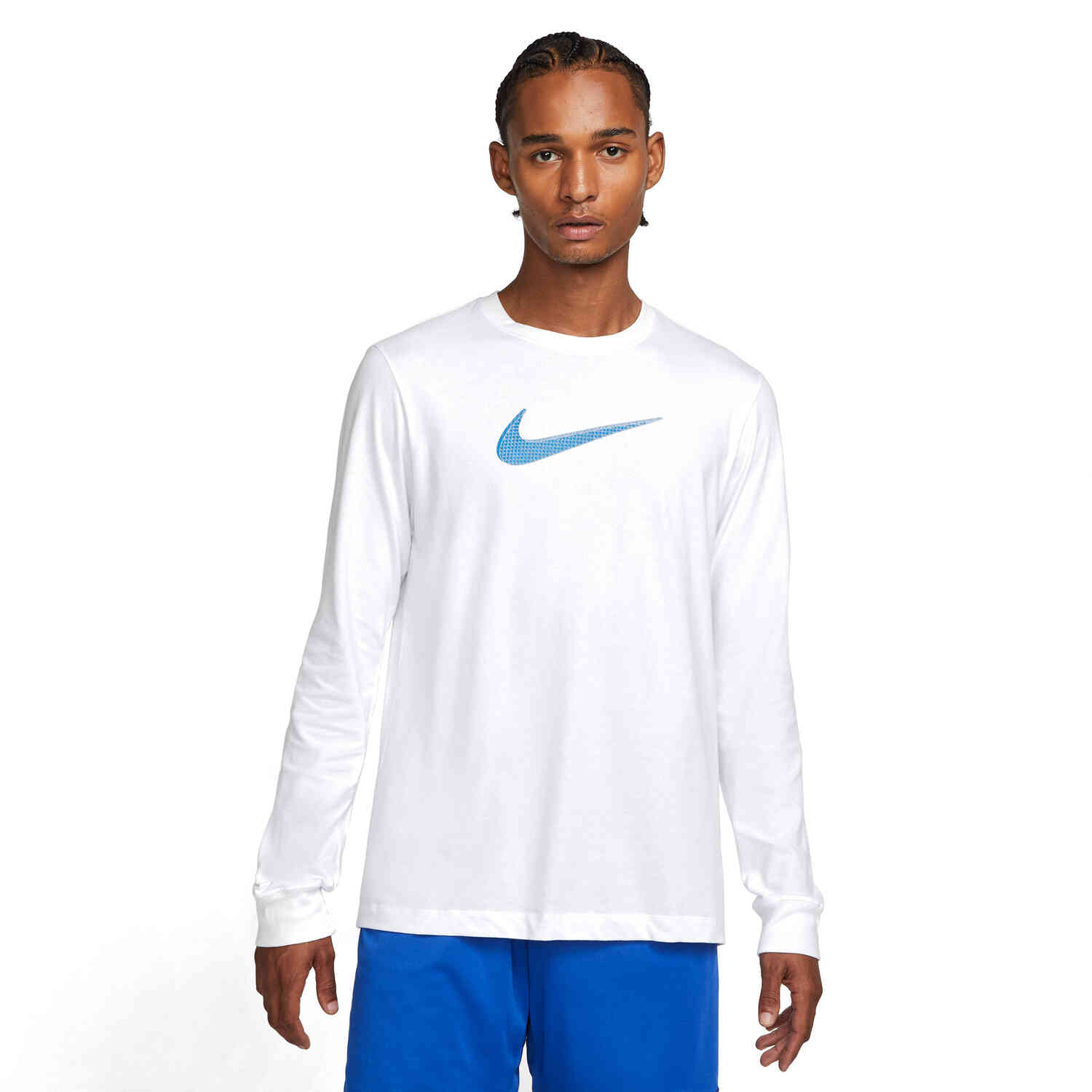 Nike Dri-FIT L/S Tee - White - SoccerPro