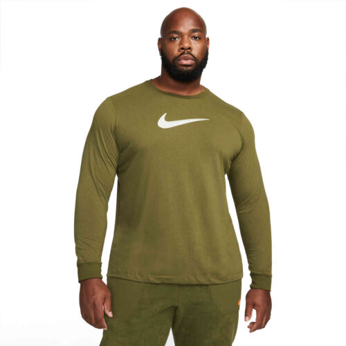 Nike Dri-FIT L/S Tee – Rough Green
