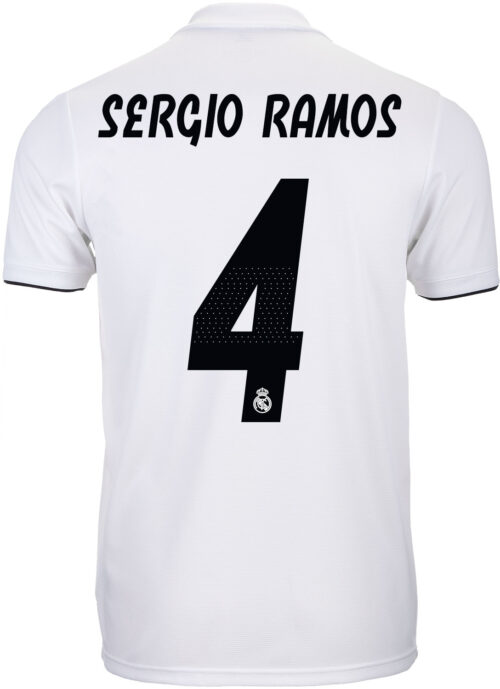 adidas Sergio Ramos Real Madrid Home Jersey 2018-19
