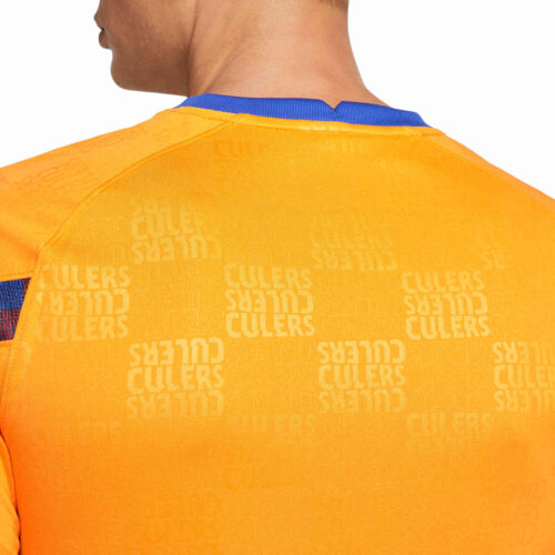 Nike Barcelona Pre-match Top – Vivid Orange/Game Royal/Black