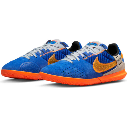 Kids Nike Streetgato IC – Racer Blue & Total Orange with Pure Platinum