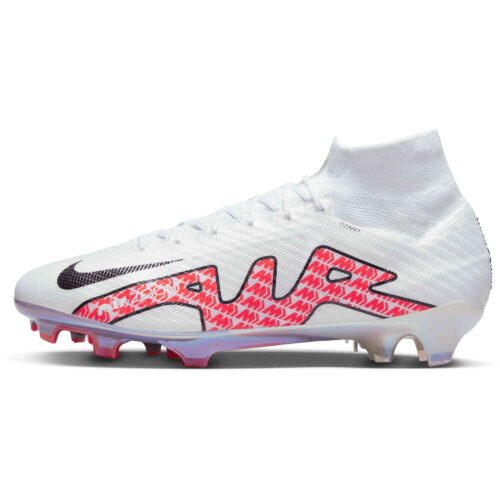Nike Zoom Mercurial Superfly 9 Elite FG – White & Off Noir with Coconut Milk