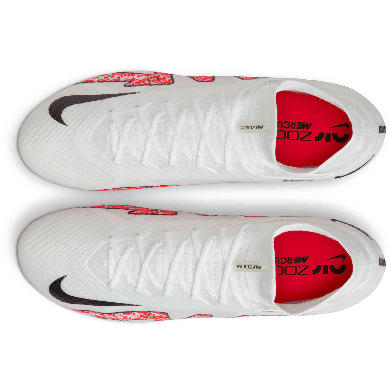 Nike Zoom Mercurial Superfly 9 Elite FG - White & Off Noir with