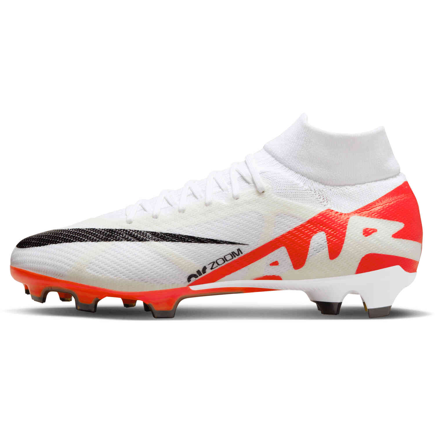 Nike Zoom Mercurial Superfly 9 Pro FG – Bright Crimson & White with Black