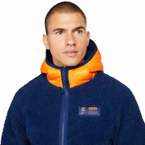 Nike Barcelona Insulated Winterized Jacket – Blue Void/Vivid Orange