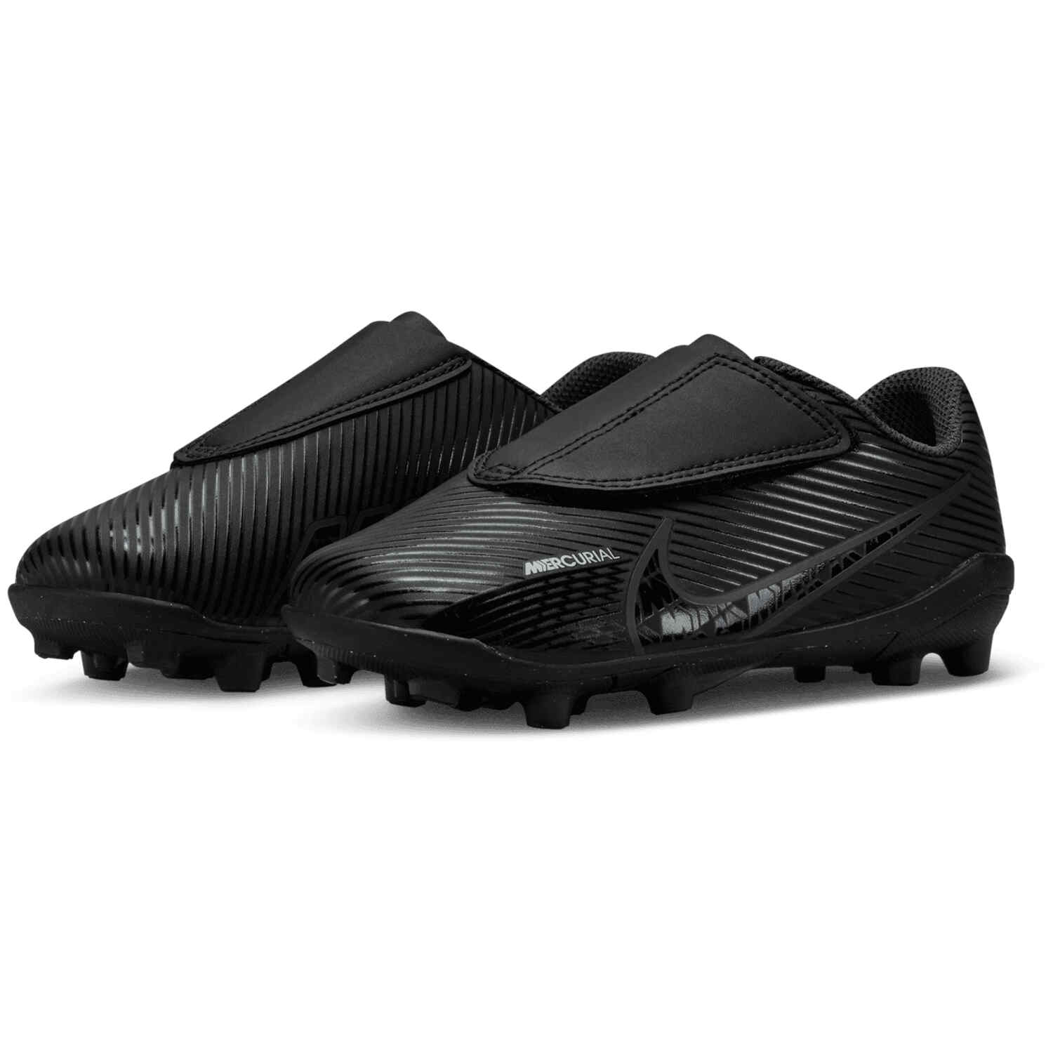 Kids Nike Velcro Mercurial Vapor 15 Club FG - Shadow Pack - SoccerPro