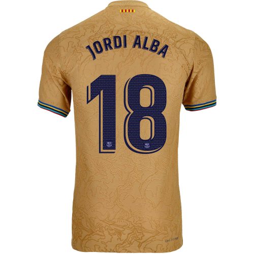 2022/23 Nike Jordi Alba Barcelona Away Match Jersey