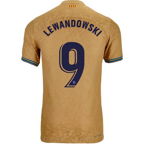 2022/23 Nike Robert Lewandowski Barcelona Away Match Jersey