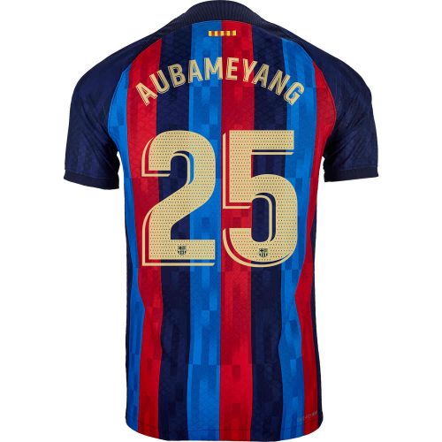 2022/23 Nike Pierre-Emerick Aubameyang Barcelona Home Match Jersey
