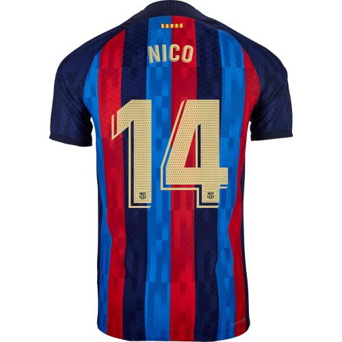 2022/23 Nike Nico Gonzalez Barcelona Home Match Jersey