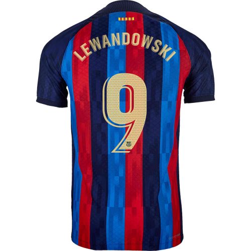 2022/23 Nike Robert Lewandowski Barcelona Home Match Jersey