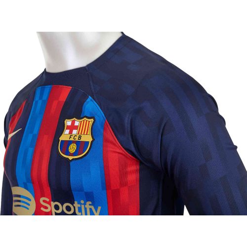 2022/23 Nike Jordi Alba Barcelona L/S Home Jersey