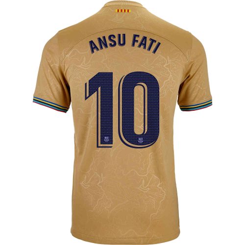 2022/23 Nike Ansu Fati Barcelona Away Jersey
