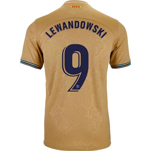 2022/23 Nike Robert Lewandowski Barcelona Away Jersey