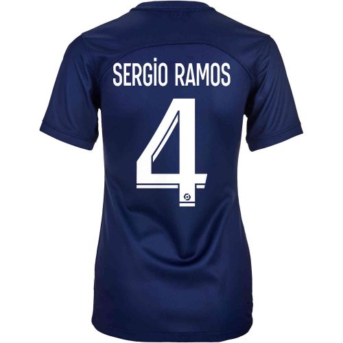 2022/23 Womens Nike Sergio Ramos PSG Home Jersey