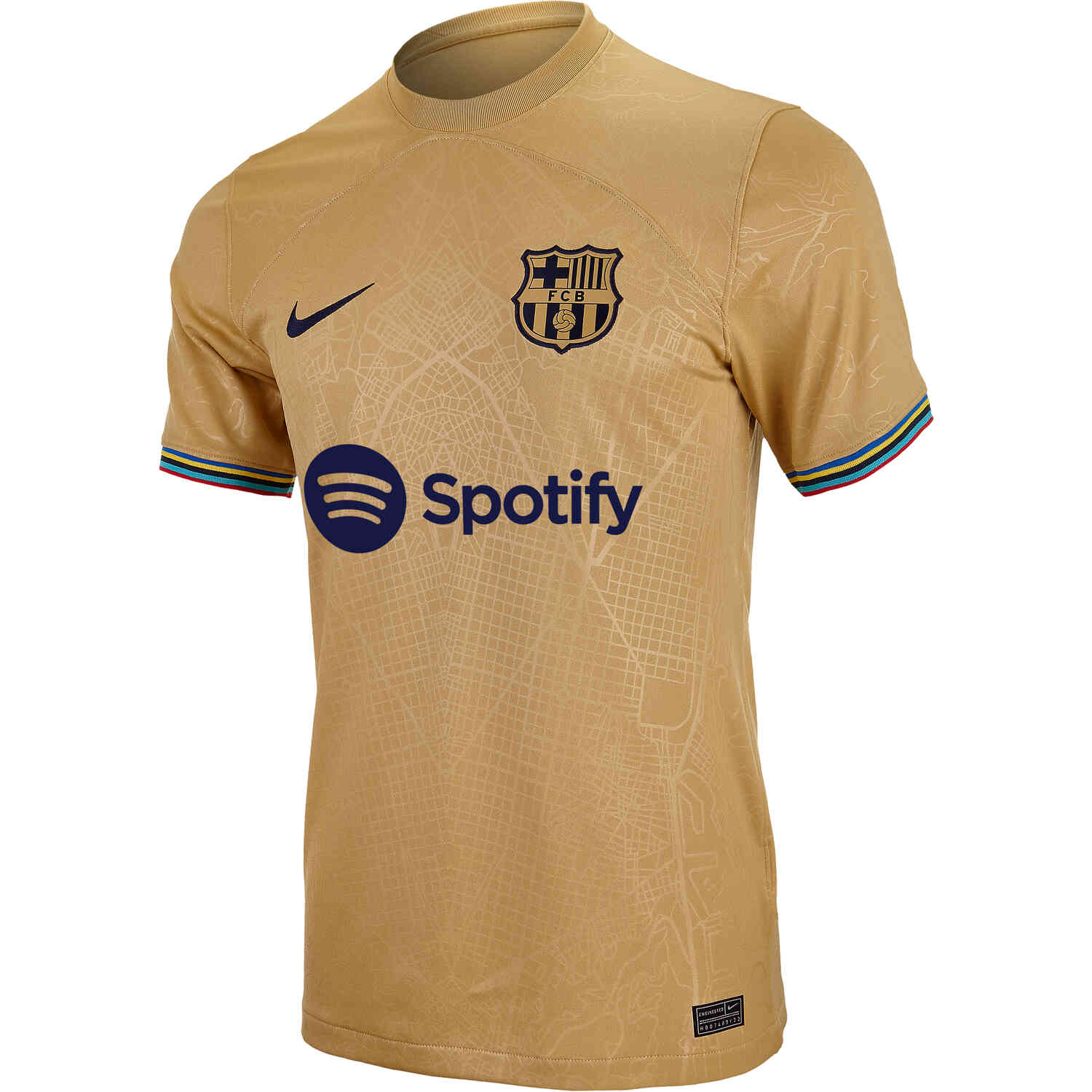 2022/23 Kids Nike Gerard Pique Barcelona Away Jersey - SoccerPro
