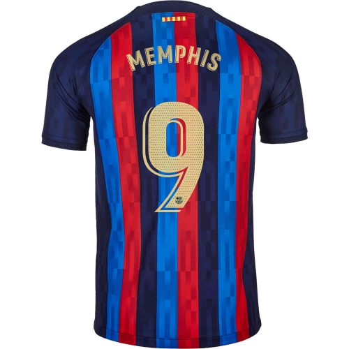 2022/23 Kids Nike Memphis Depay Barcelona Home Jersey