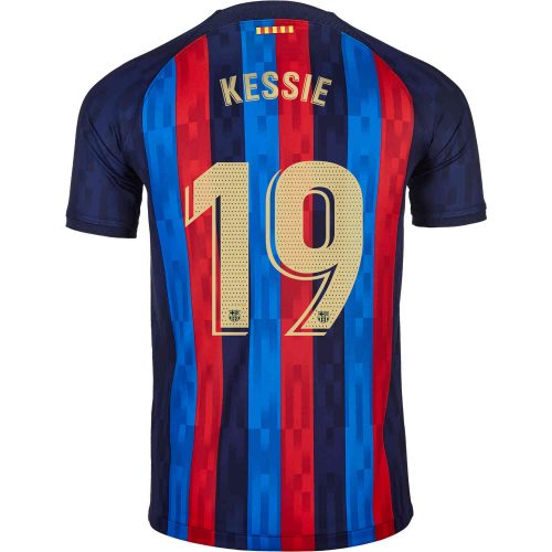 2022/23 Kids Nike Franck Kessie Barcelona Home Jersey