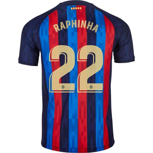 2022/23 Kids Nike Raphinha Barcelona Home Jersey