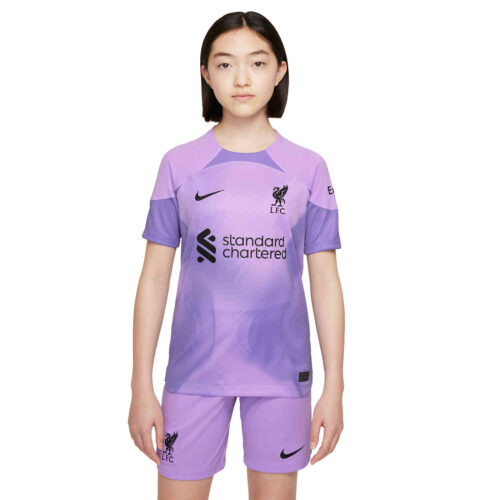 2022/23 Kids Nike Liverpool S/S Goalkeeper Jersey